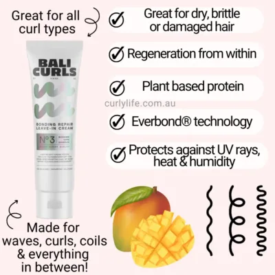 Bali Curls Bonding Repair Leave-In Cream No.3