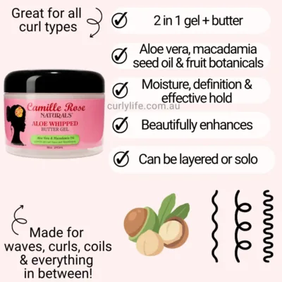 Camille Rose Aloe Whipped Butter Gel