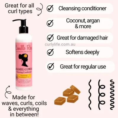 Camille Rose Caramel Cowash Cleansing Conditioner