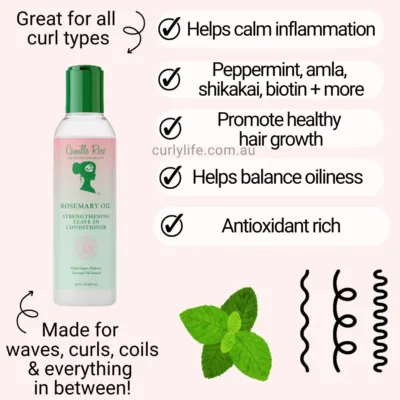 Camille Rose Rosemary Oil Strengthening Leave-In Conditioner