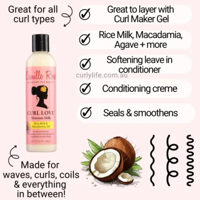 Camille Rose Honeycomb Curl Whip Texture-Defining Supercream