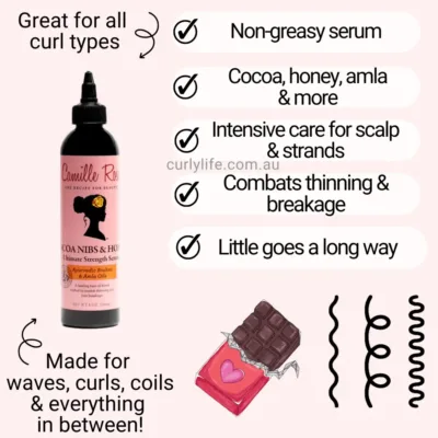 Camille Rose Cocoa Nibs + Honey Ultimate Strength Serum