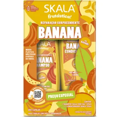 Skala Frutastica Banana Shampoo & Conditioner Kit Curls