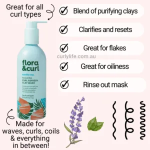 Flora Curl Clay Mask