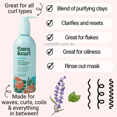 Flora Curl Clay Mask