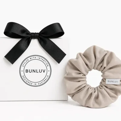 BUNLUV Active Scrunchie Nude